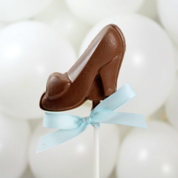 Cinderella Shoe Chocolate Lollipops