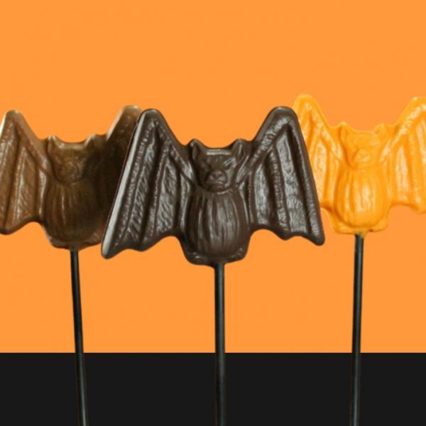 Bat Shaped Chocolate Lollipop