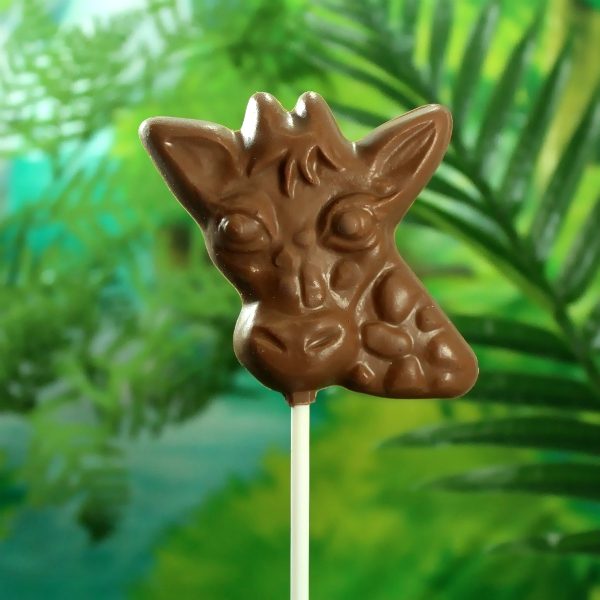 Large Giraffe Chocolate Lollipops