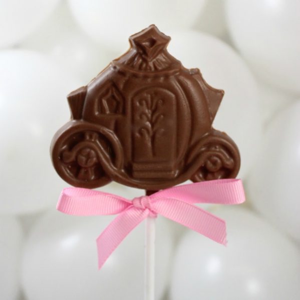 Cinderella Carriage Chocolate Lollipops