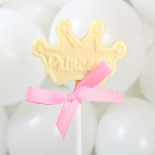 Princess Crown Chocolate Lollipops - Image 2