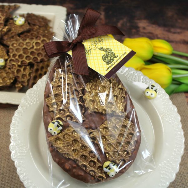 Easter Honeycomb Filled Chocolate Egg Bar - Image 3