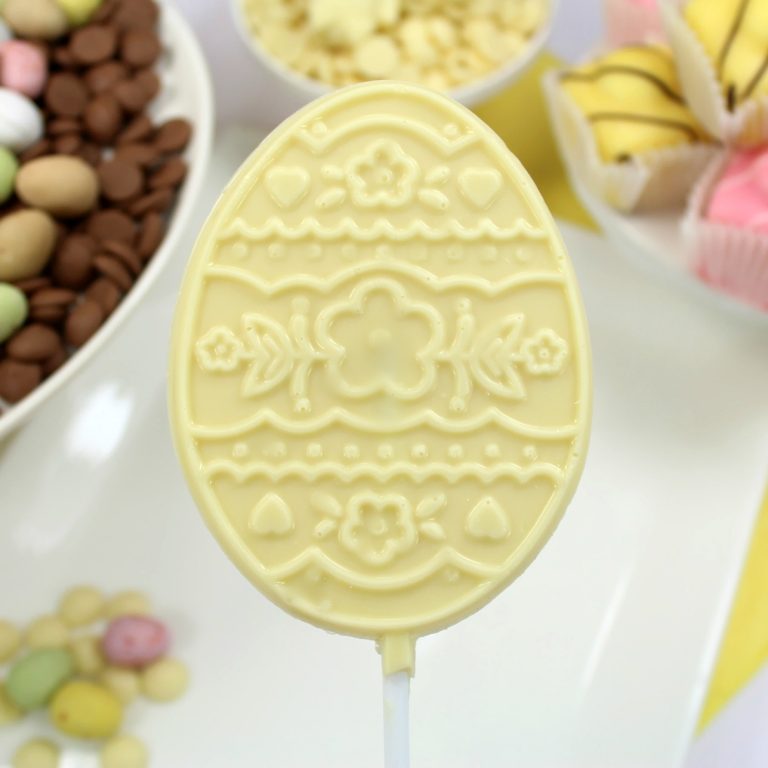 Large Easter Egg Chocolate Lollipop