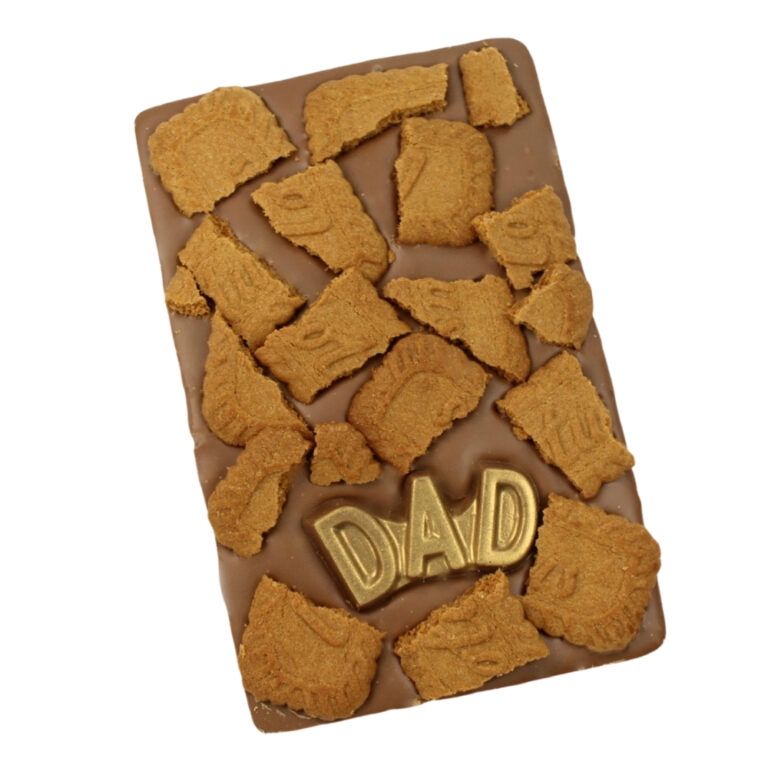 Biscoff Loaded Gourmet Chocolate Dad Slab