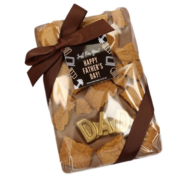 Biscoff Loaded Gourmet Chocolate Dad Slab - Image 2