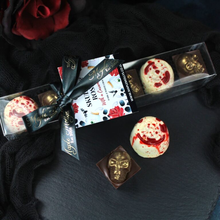 Skulls & Roses Chocolate Caramels