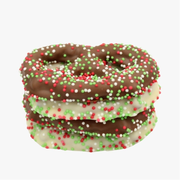 Christmas Gourmet Chocolate Covered Pretzels - Image 2