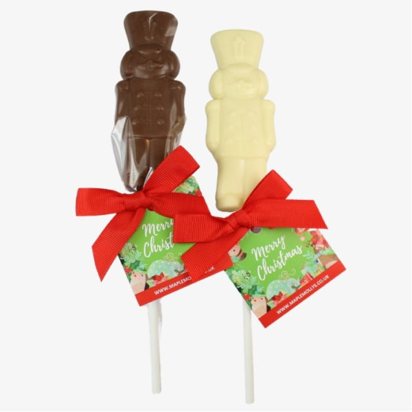 Nutcracker Toy Soldier Chocolate Lollipop - Image 2