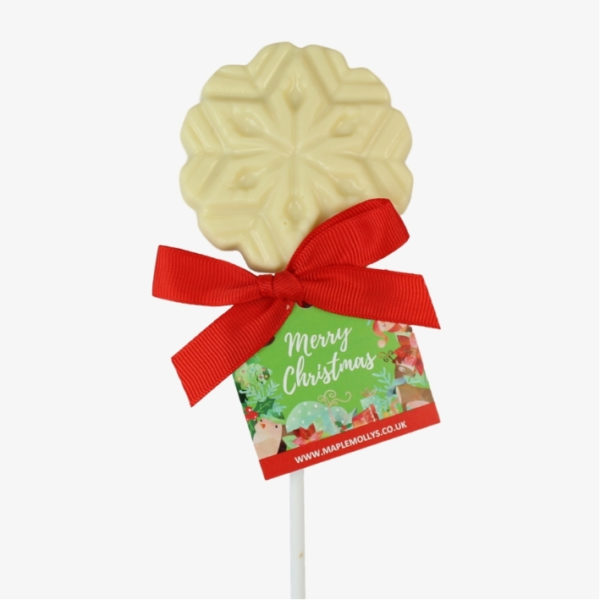 Snowflake Chocolate Lollipop