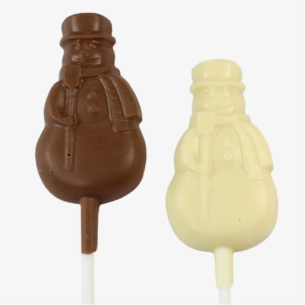 Snowman Chocolate Lollipop - Image 2