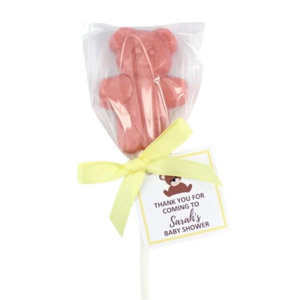 Teddy Bear Shaped Chocolate Lollipops - Image 4