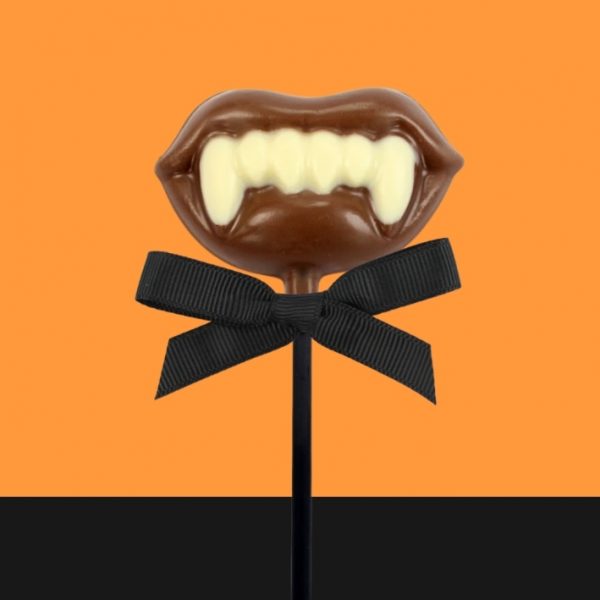 Vampire Teeth Fangs Chocolate Lollipop