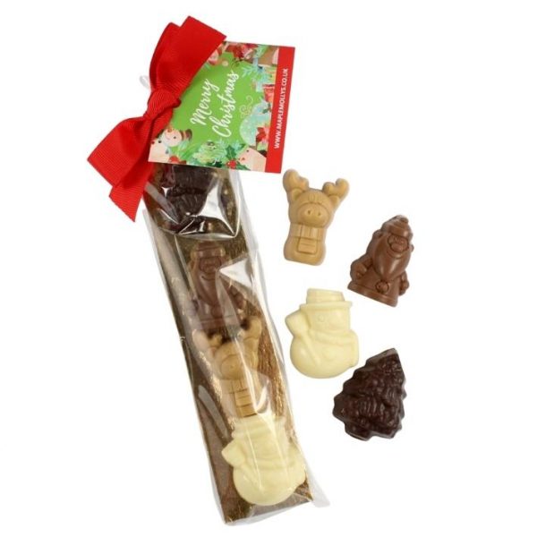 Christmas Chocolate Shapes Gift Bag