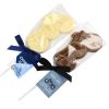 Motorbike chocolate lollipops personalised party favours gift