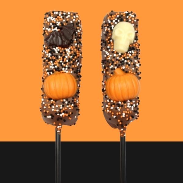 Halloween Chocolate Marshmallow Krispie Treat