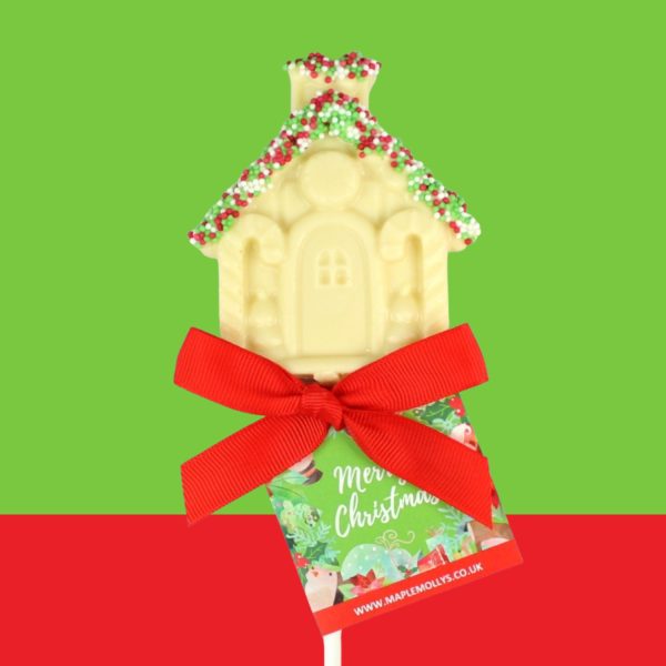 Christmas Candy House Chocolate Lollipop