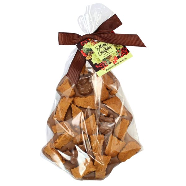 Biscoff Chocolate Christmas Tree Slab