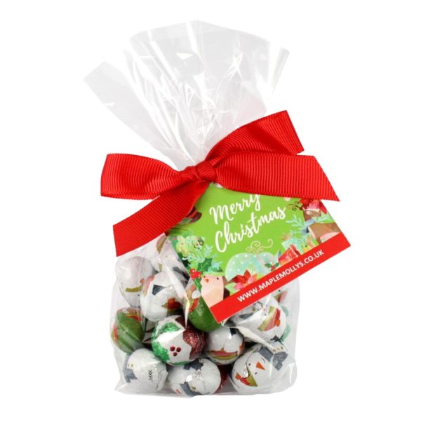 Gift Bag Kinnerton Christmas Chocolate Shapes 120g