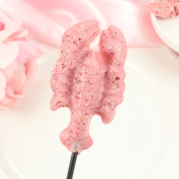 You're My Lobster - Strawberry Lobster Shaped Chocolate Lollipop