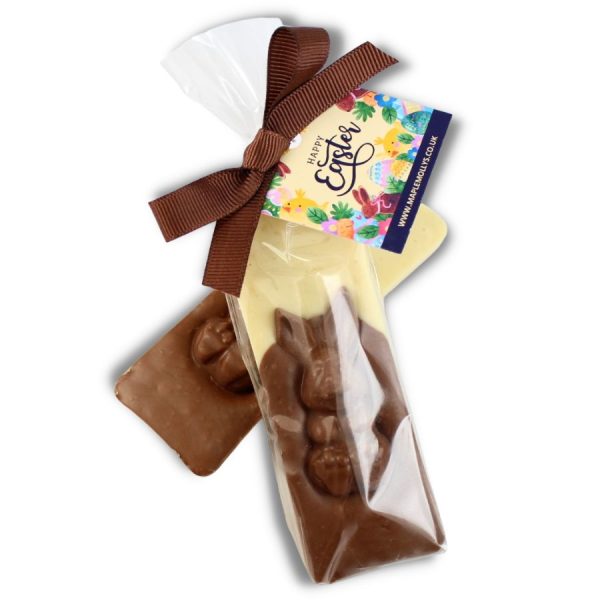 Bunny Chocolate Mini Bar With Popping Candy