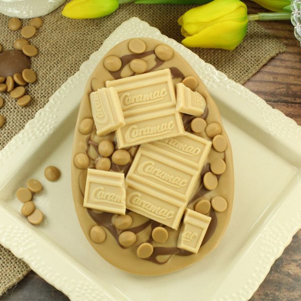 Gold Chocolate Caramel Egg Bar with Caramac