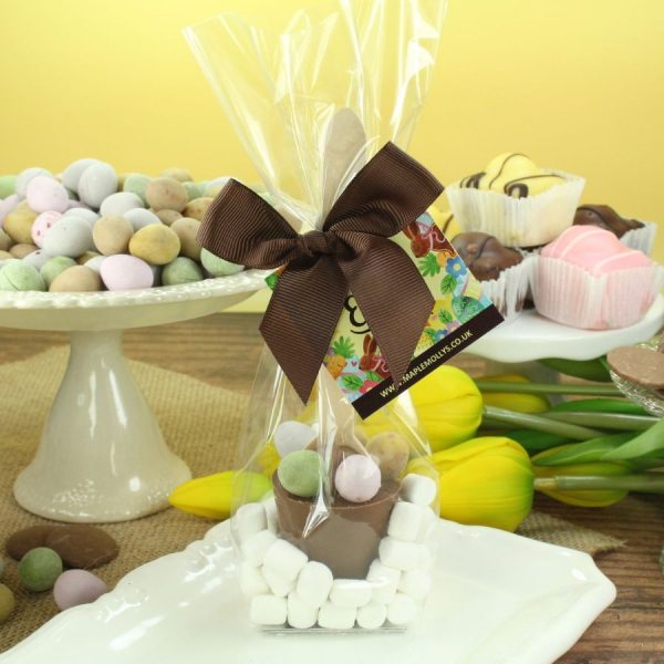 Easter Mini Egg Hot Chocolate Spoon With Marshmallows