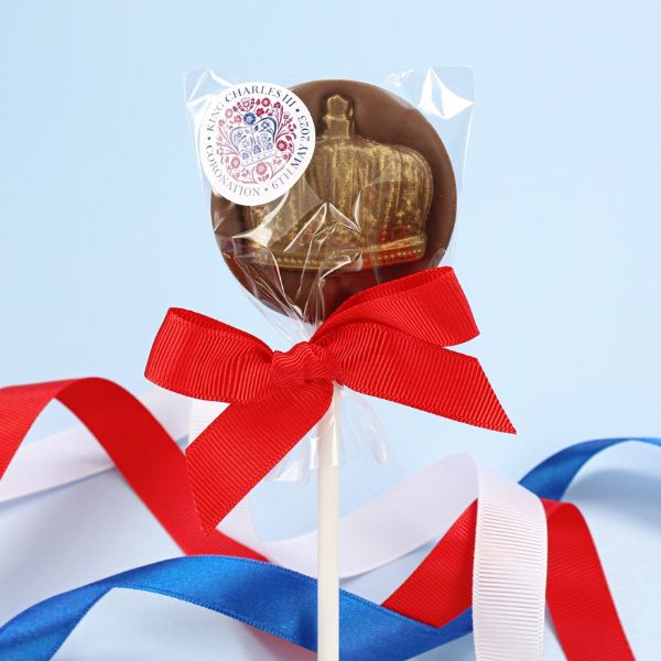 Golden Crown Chocolate Lollipop - Image 2