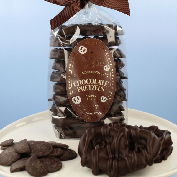 Gourmet Dark Chocolate Covered Pretzels
