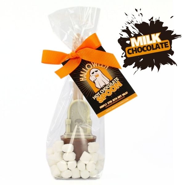Milk Chocolate Tombstone Hot Chocolate Spoon - Image 2