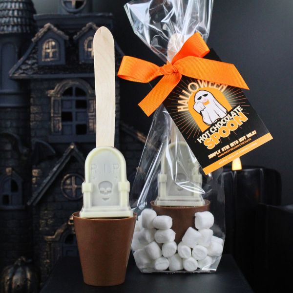 Milk Chocolate Tombstone Hot Chocolate Spoon - Image 3