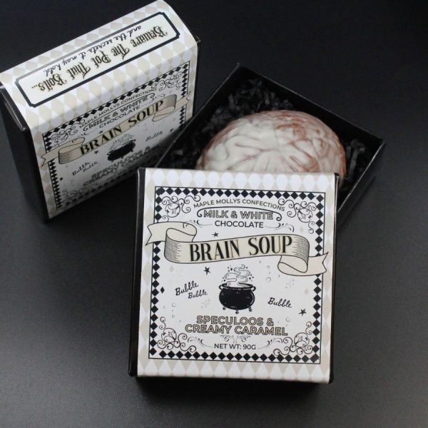 Brain Soup Speculoos & Caramel Filled Chocolate Brain