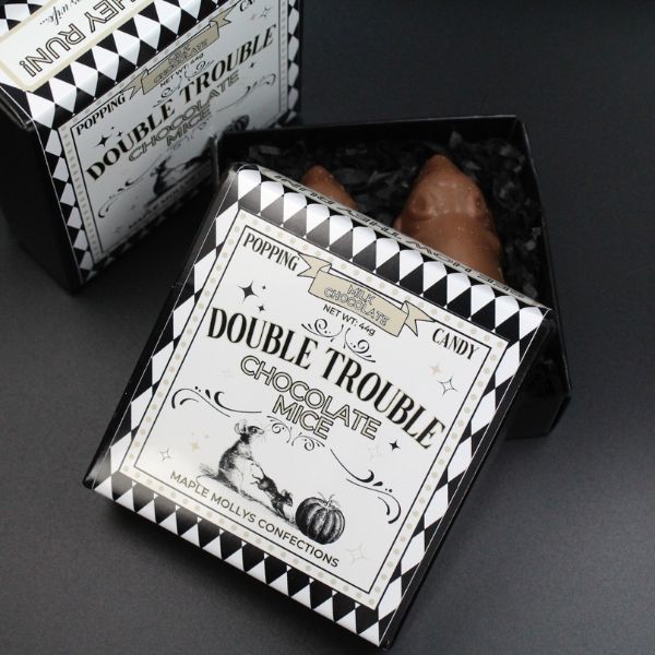 Double Trouble Popping Candy Chocolate Mice Gift Box