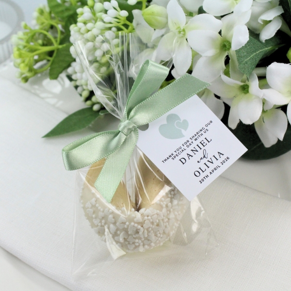 Chocolate Fortune Cookie Wedding Favours