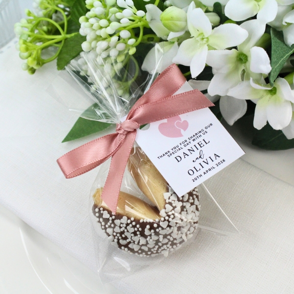 Chocolate Fortune Cookie Wedding Favours - Image 3