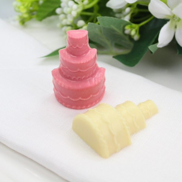 Mini Chocolate Wedding Cake Favours