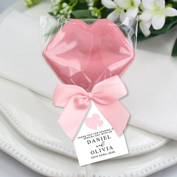 Large Lips Chocolate Lollipops