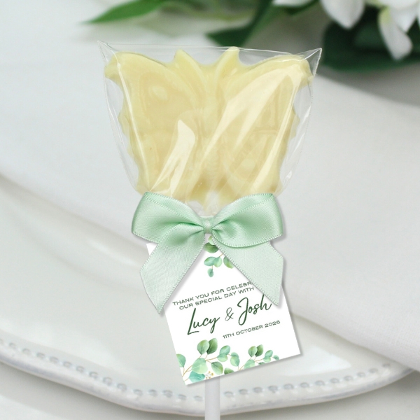 Small Butterfly Chocolate Lollipops