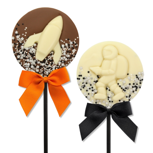 Astronaut & Space Rocket Chocolate Lollipops