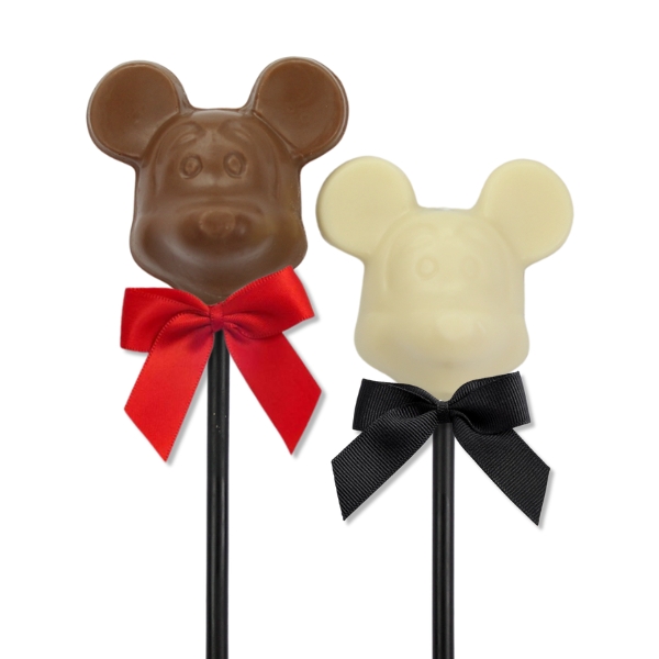 Mouse Head Chocolate Lollipops