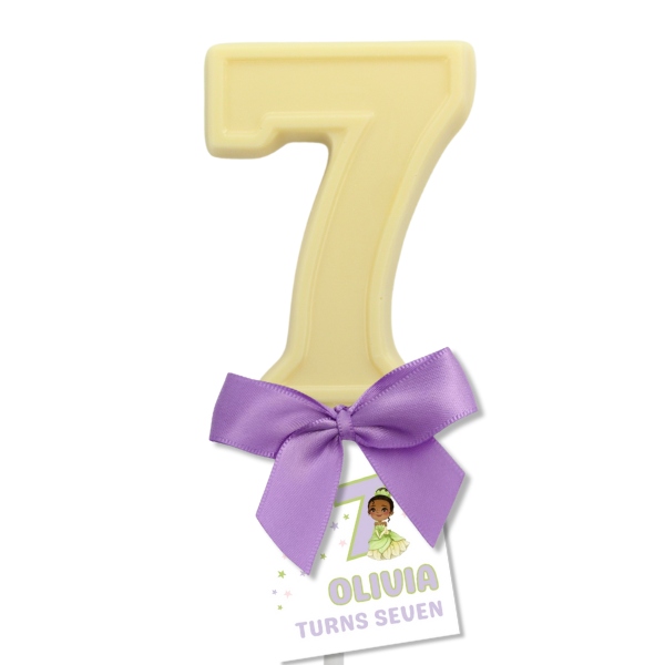 Number 7 Seven Chocolate Lollipops