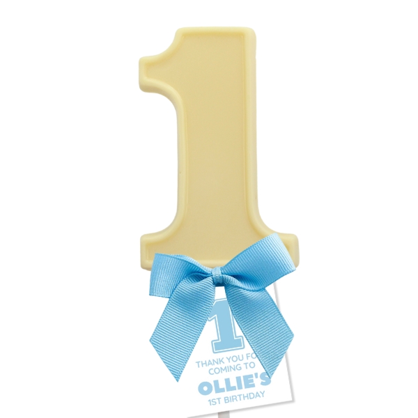 Number 1 One Chocolate Lollipops