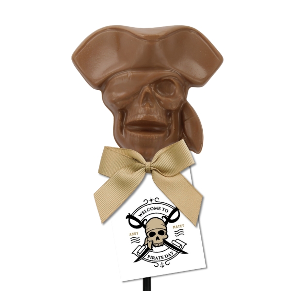 Skull Pirate Chocolate Lollipops - Image 2