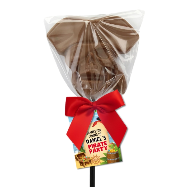 Skull Pirate Chocolate Lollipops - Image 4