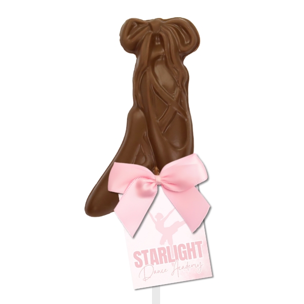 Ballet Slipper Shaped Chocolate Lollipops - Image 3