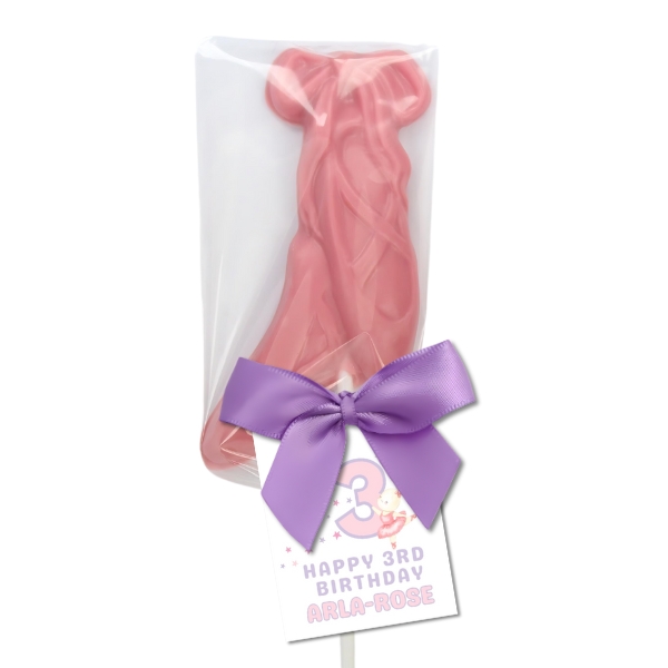 Ballet Slipper Shaped Chocolate Lollipops - Image 4