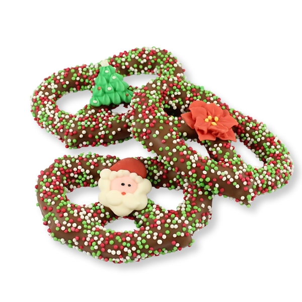 Christmas Chocolate Covered Pretzel