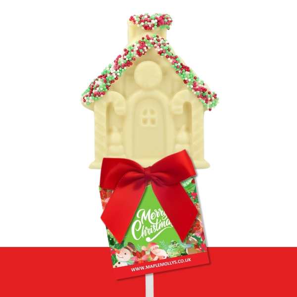 Christmas Candy House Chocolate Lollipop