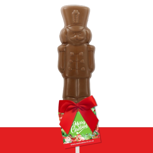 Nutcracker Toy Soldier Chocolate Lollipop