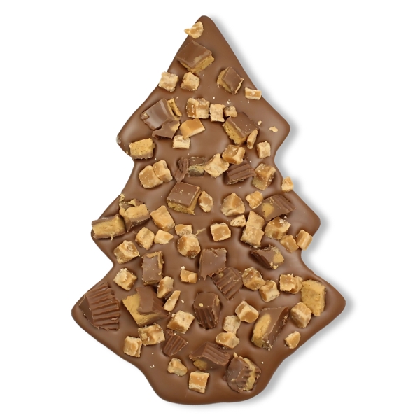 Peanut Butter Fudge Chocolate Christmas Tree - Image 2