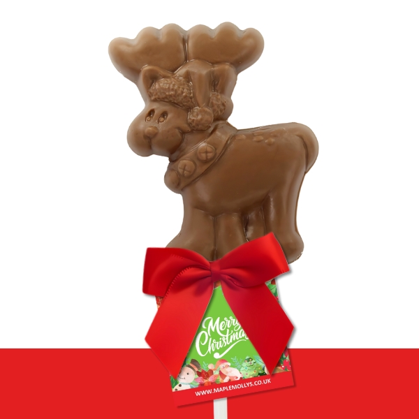 Reindeer Chocolate Lollipop